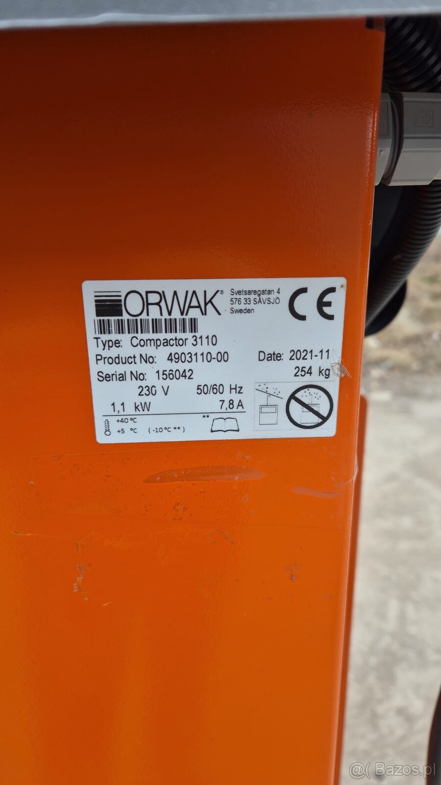 Belownica prasa do foli kartonu makulatury śmieci odpadów - 5