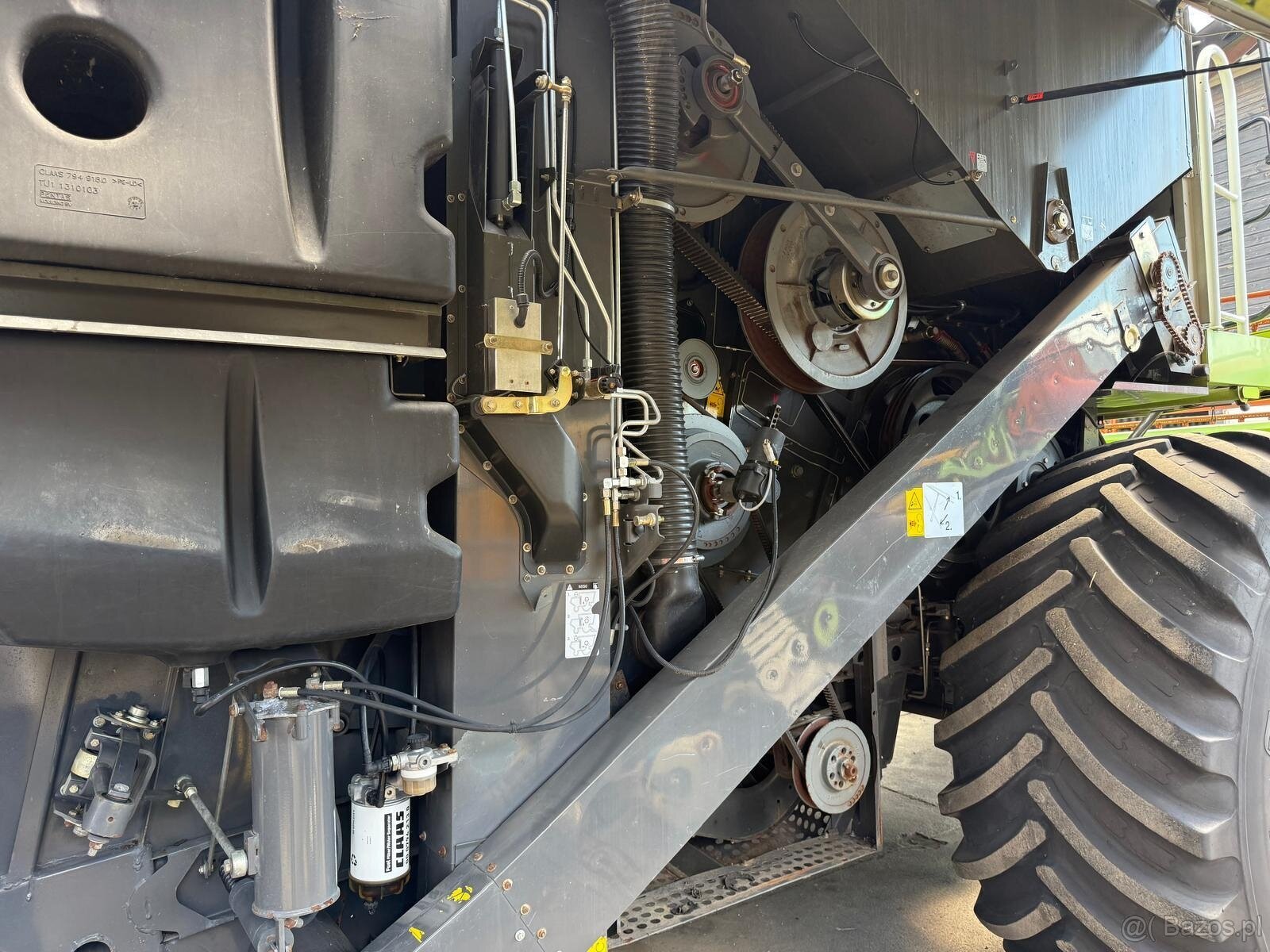 Kombajn zbożowy Claas Lexion 580 heder V750 laser pilot spro - 5