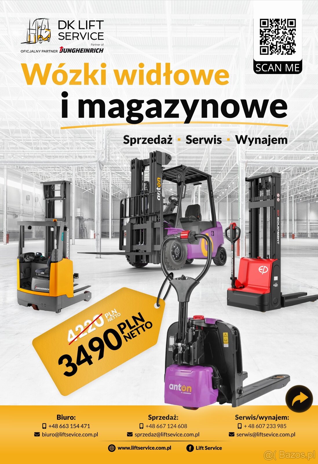 Wózek widłowy czołowy – nowy - 5
