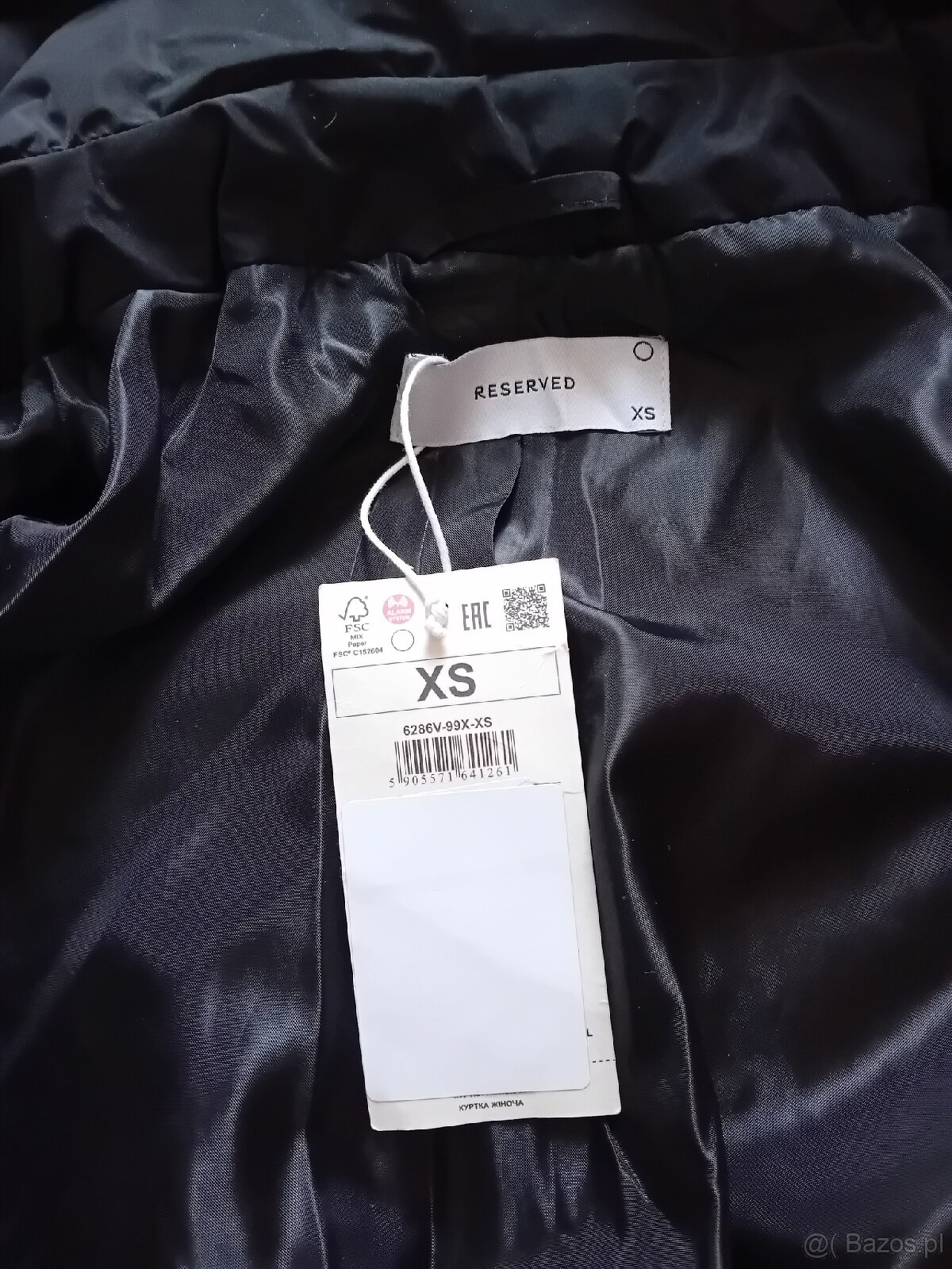 Nowa kurtka puchowa Z kapturem - 5