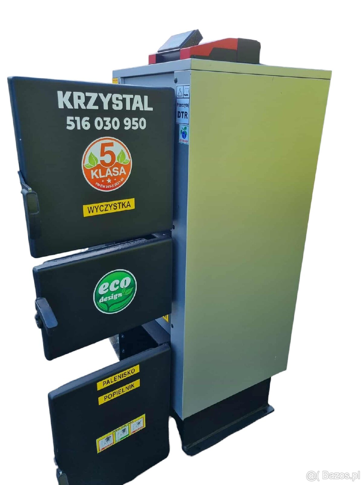 Kocioł Piec na eko groszek 20kW/180m2-Krzystal - 5