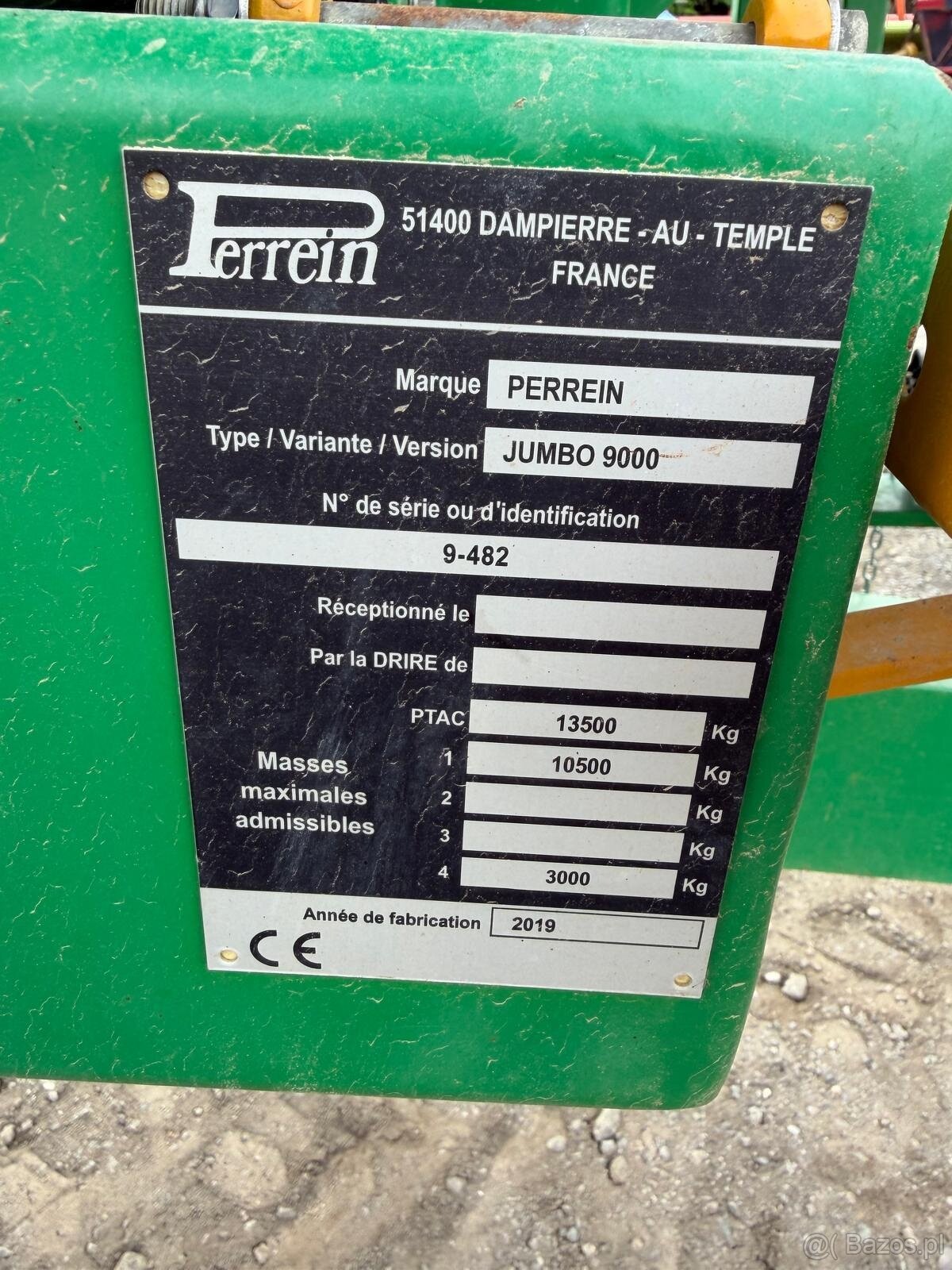 Rozsiewacz do nawozów Perrein Jumbo 9000 + Bagballe Komplet - 5