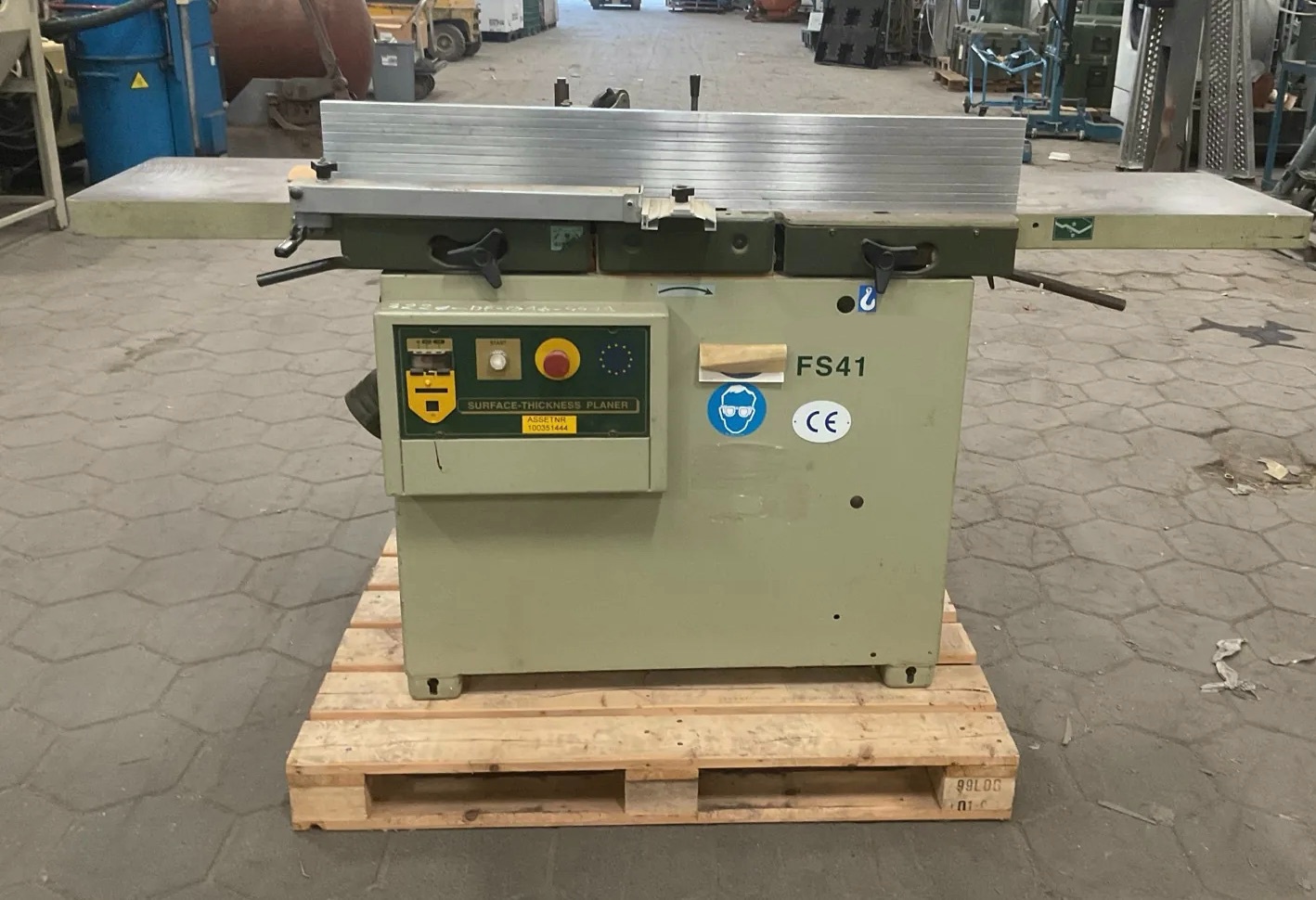 Wyrówniarko-grubościówka SCM + wiertarka pozioma - 5