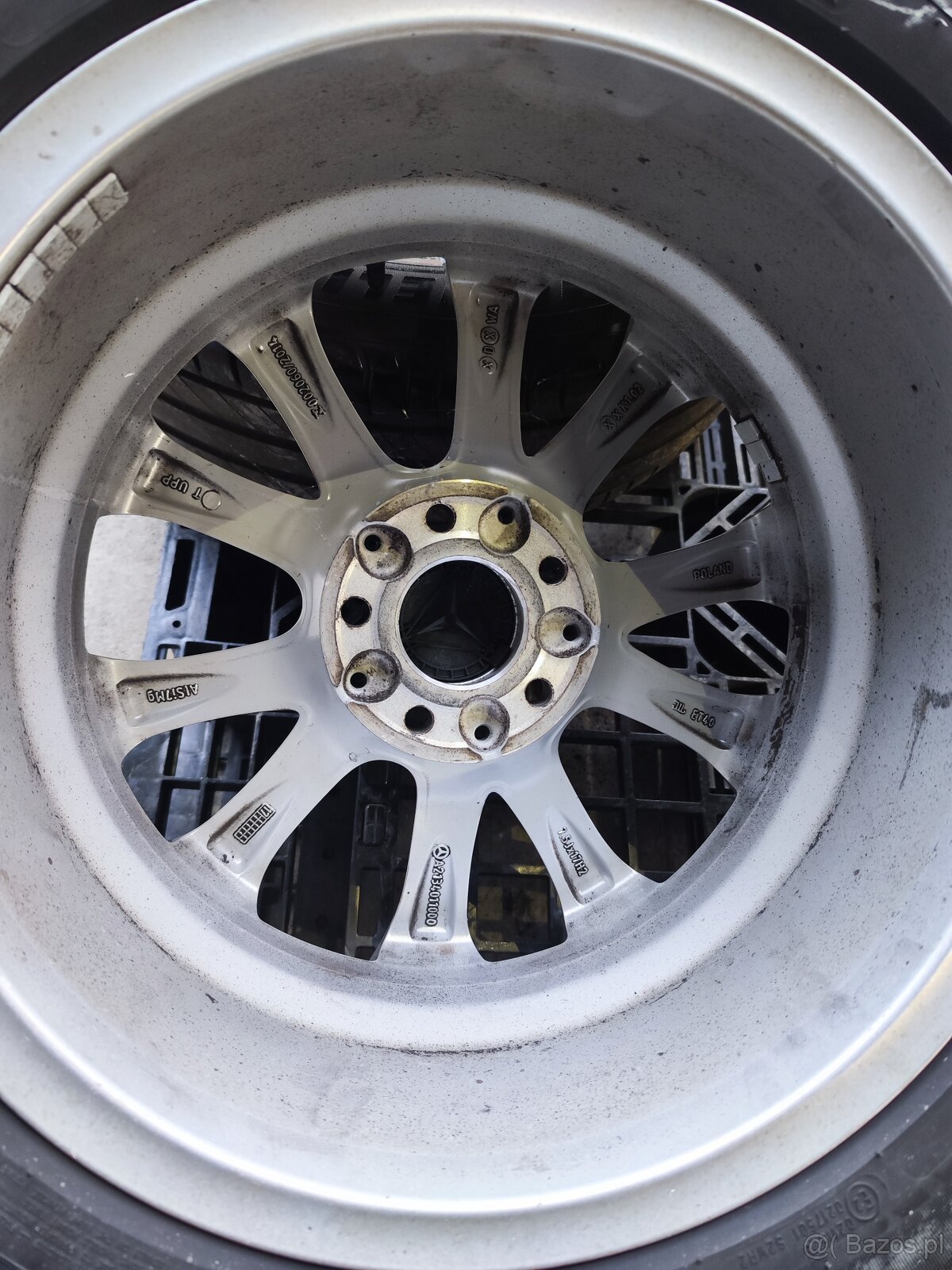 Felgi aluminiowe=5x112=orig.MERCEDES=z oponami=225/55 R17 - 5