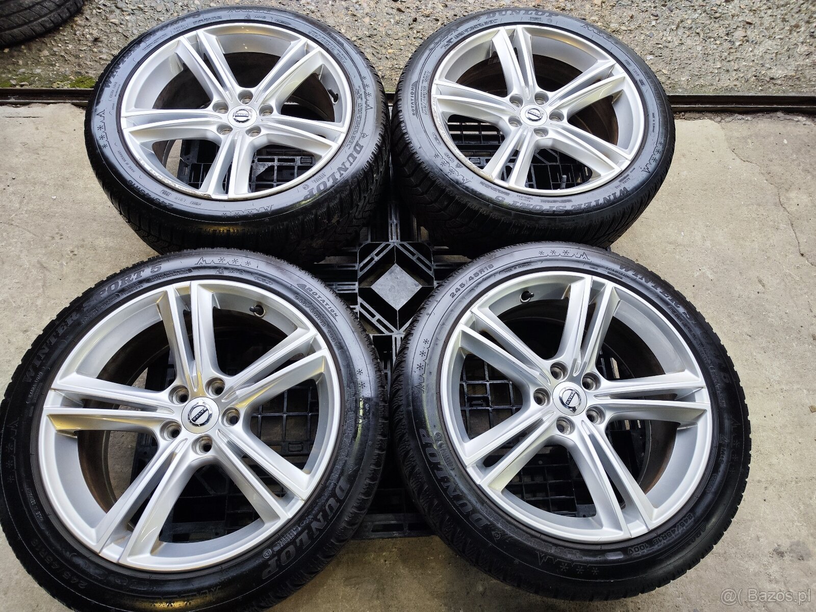 Felgi aluminiowe=5x108=orig. VOLVO=z oponami=245/45 R18 - 5