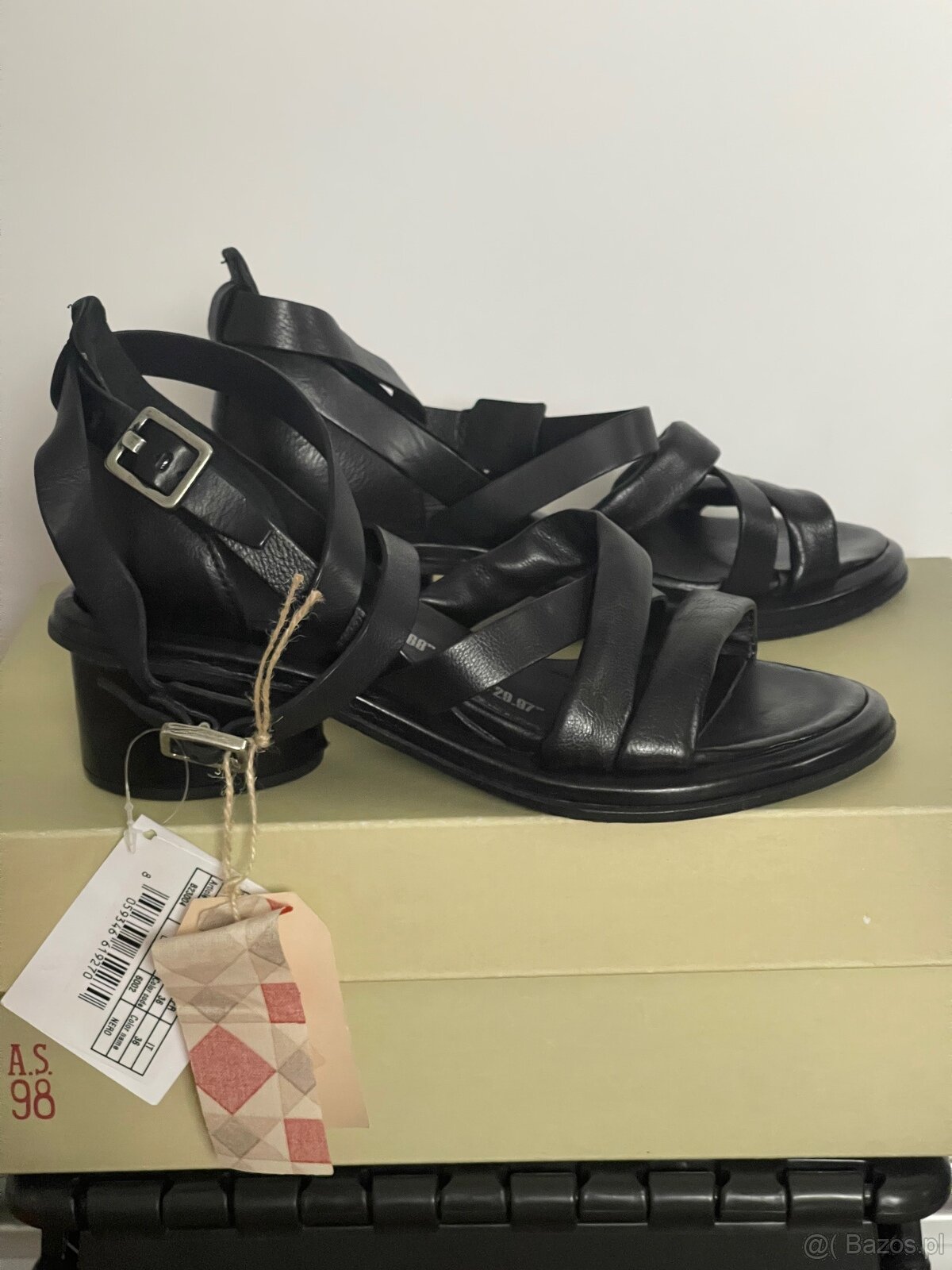 skórzane damskie sandały Libra A.S.98 rozmiar 36 - 5