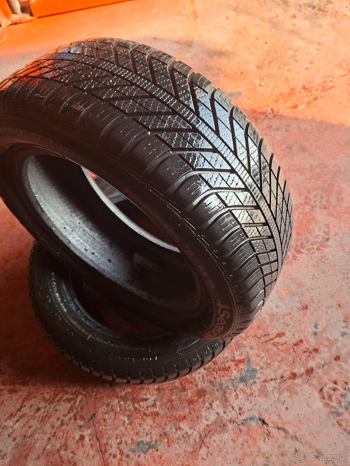 opony 205/55/16 r GOODYEAR 4SEASONG m+s całoroczna bieżnik o - 5