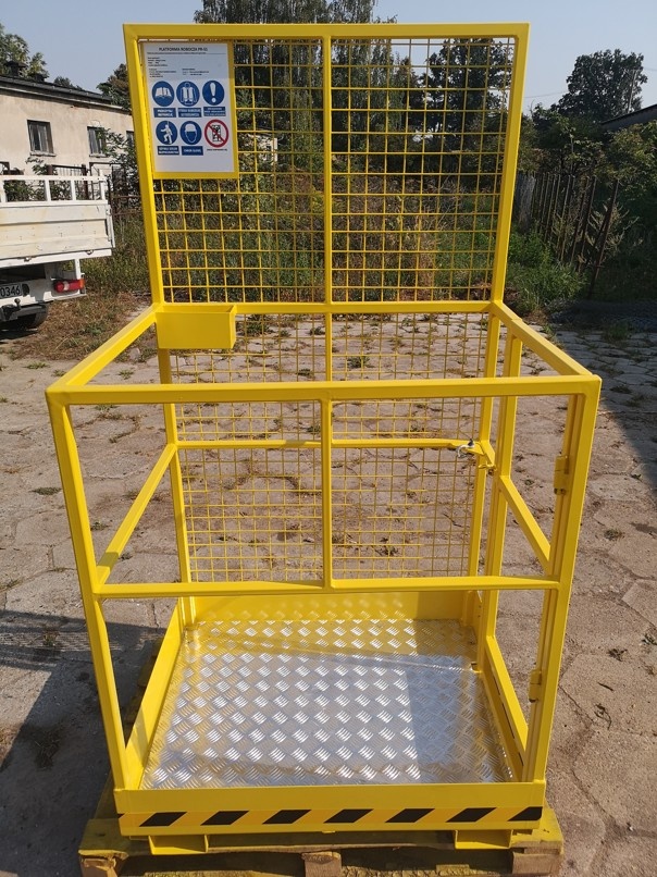 platforma robocza do wózka widłowego kosz roboczy do widlaka - 5