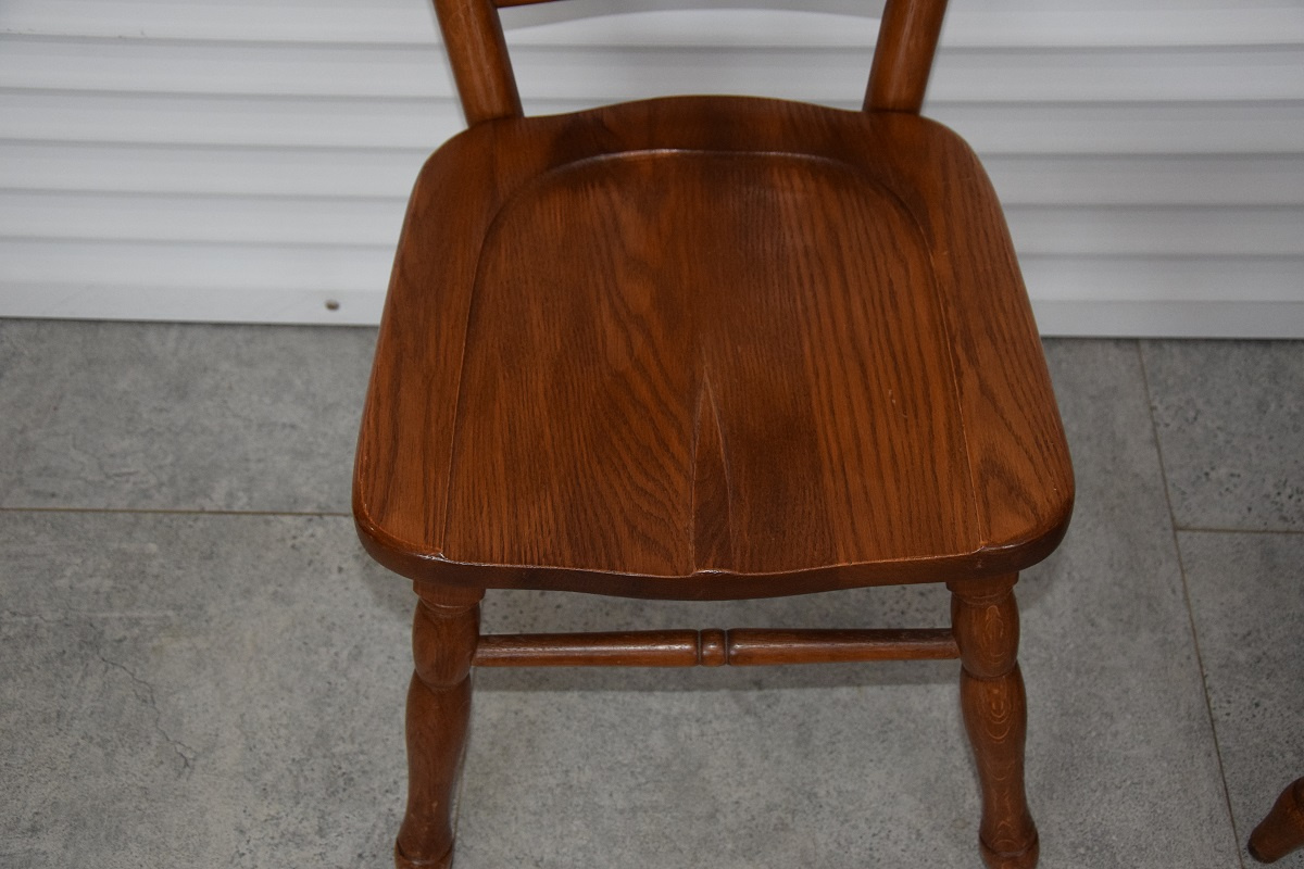 krzesła dębowe 6 sztuk - jak nowe - 5