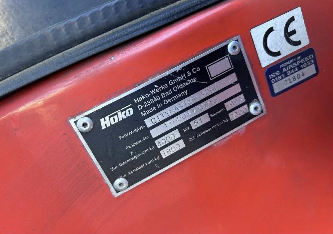 Zamiatarka Haco Citymaster 1750 - 5