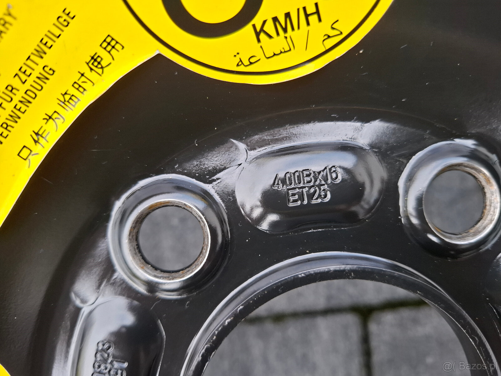 VOLVO FORD - Koło Dojazdowe 125/85/16" - 5