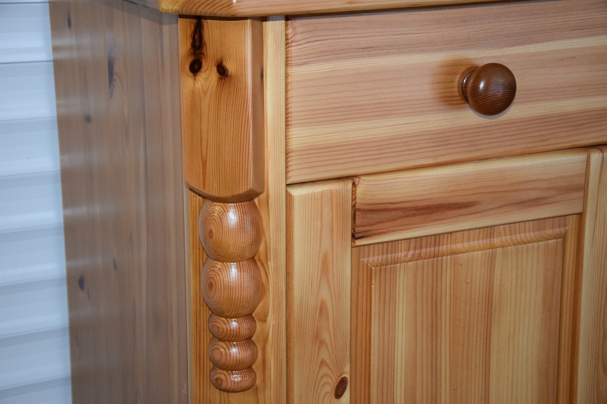 komoda z drewna sosnowego - jak nowa - 5