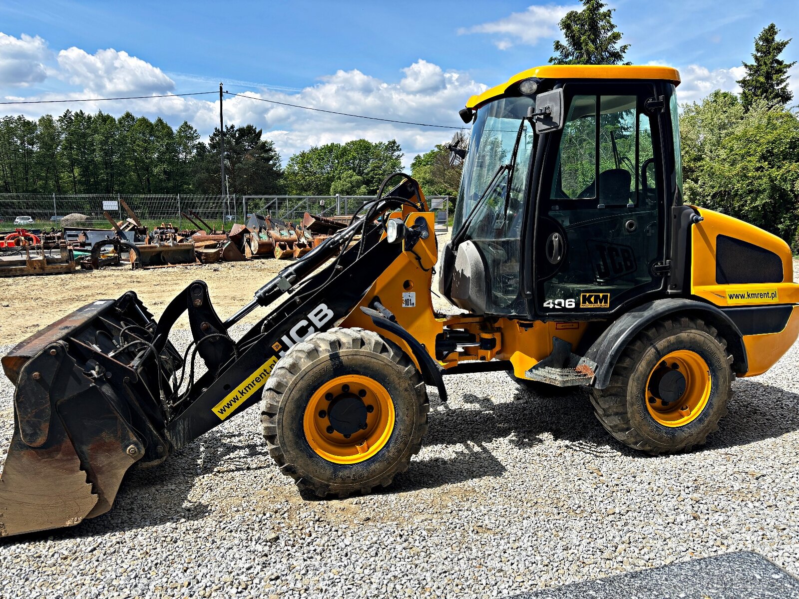 JCB 406 ŁADOWARKA KOŁOWA 2017r. 2276 MTH | JCB 2CX, 406, 407 - 5