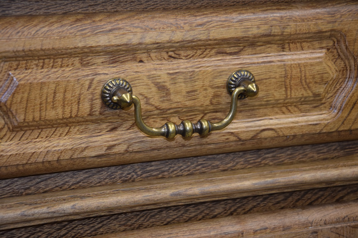 komoda z drewna dębowego - super stan - 5