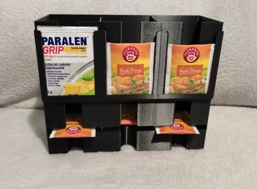 Nowoczesny organizer i dozownik do herbaty – druk 3D - 5