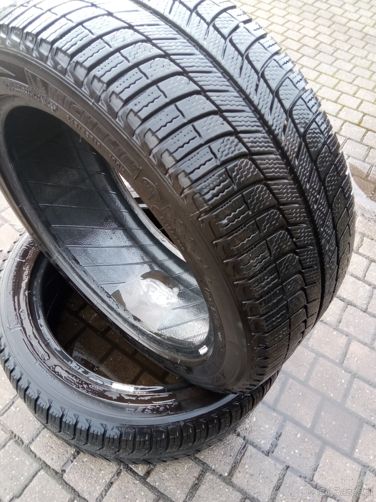 opony 245/45/r18 Michelin x-ice zima bieżnik ok 7.5 mm nie n - 5