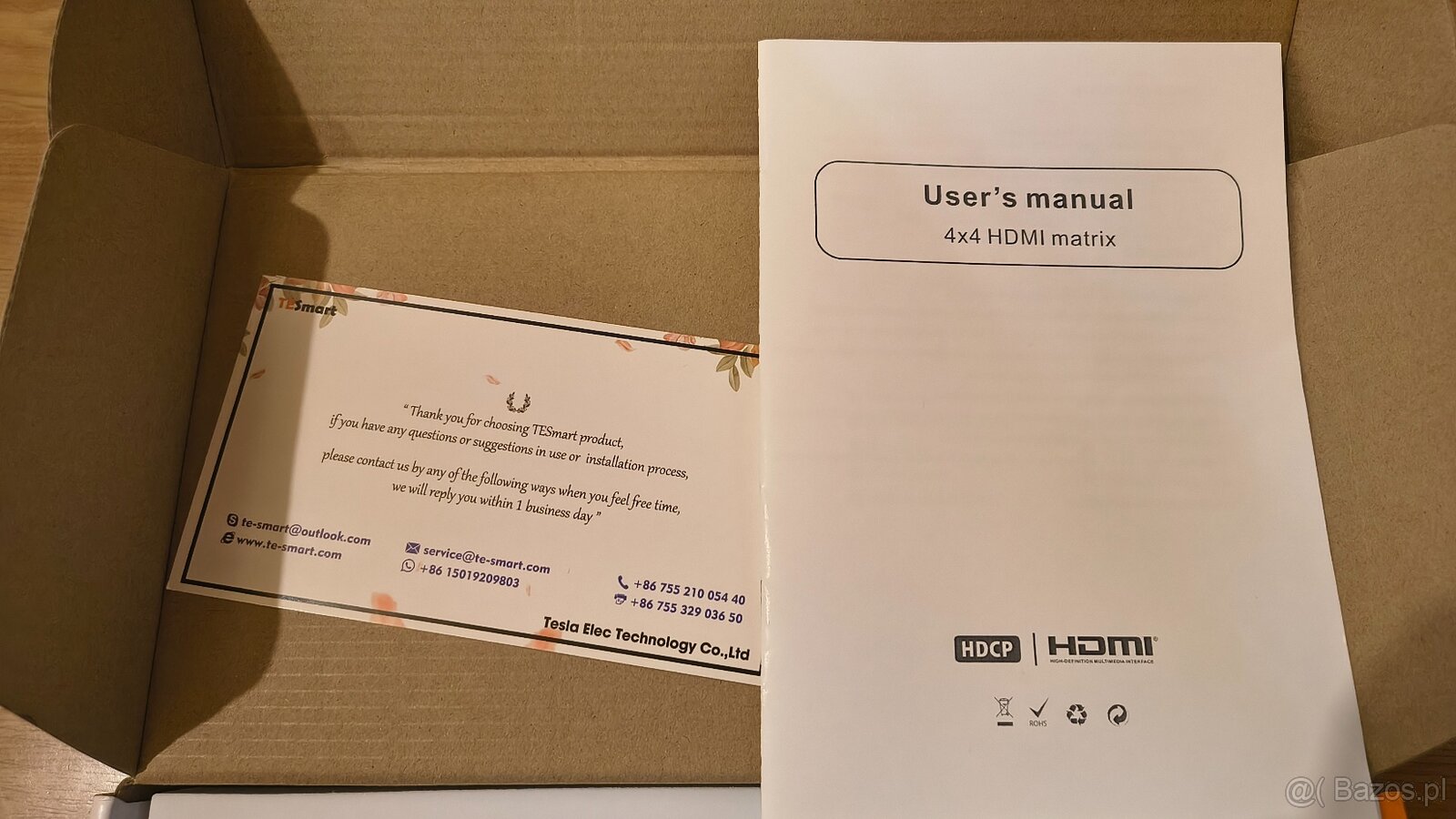 Przełącznik, Matryca HDMI rozdzielacz Tesmart - 5