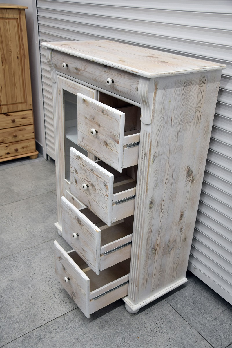 komoda z drewna sosnowego - jak nowa - 5