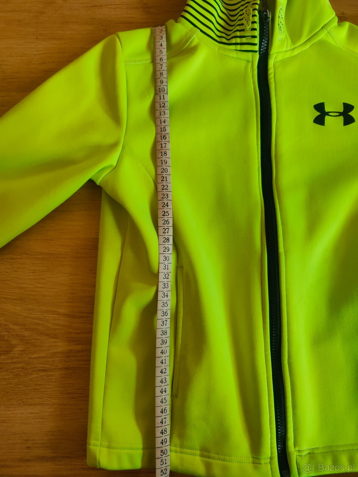 Bunda Under Armour s kapucí neonově žlutá 140–145 cm / 10 le - 5