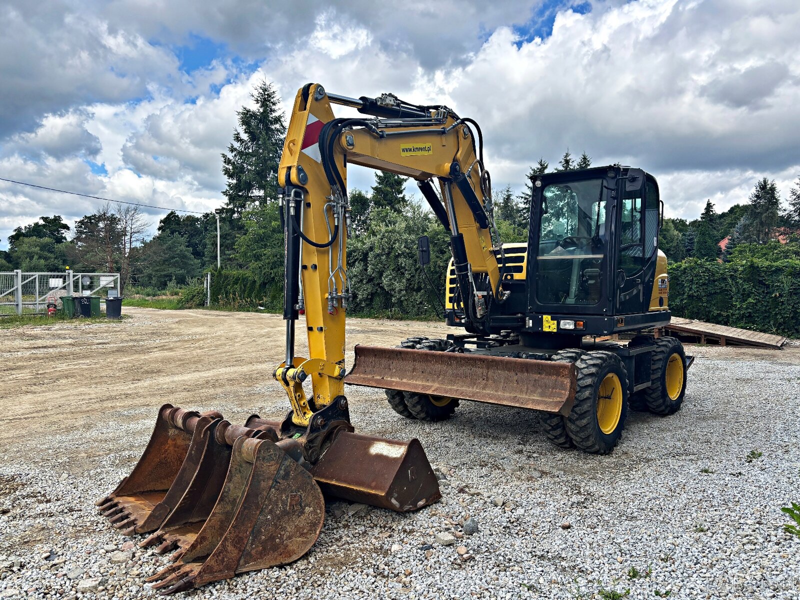 Yanmar B95W KOPARKA KOŁOWA 2020R. MTH: 2614 | KOMATSU PW 98 - 5