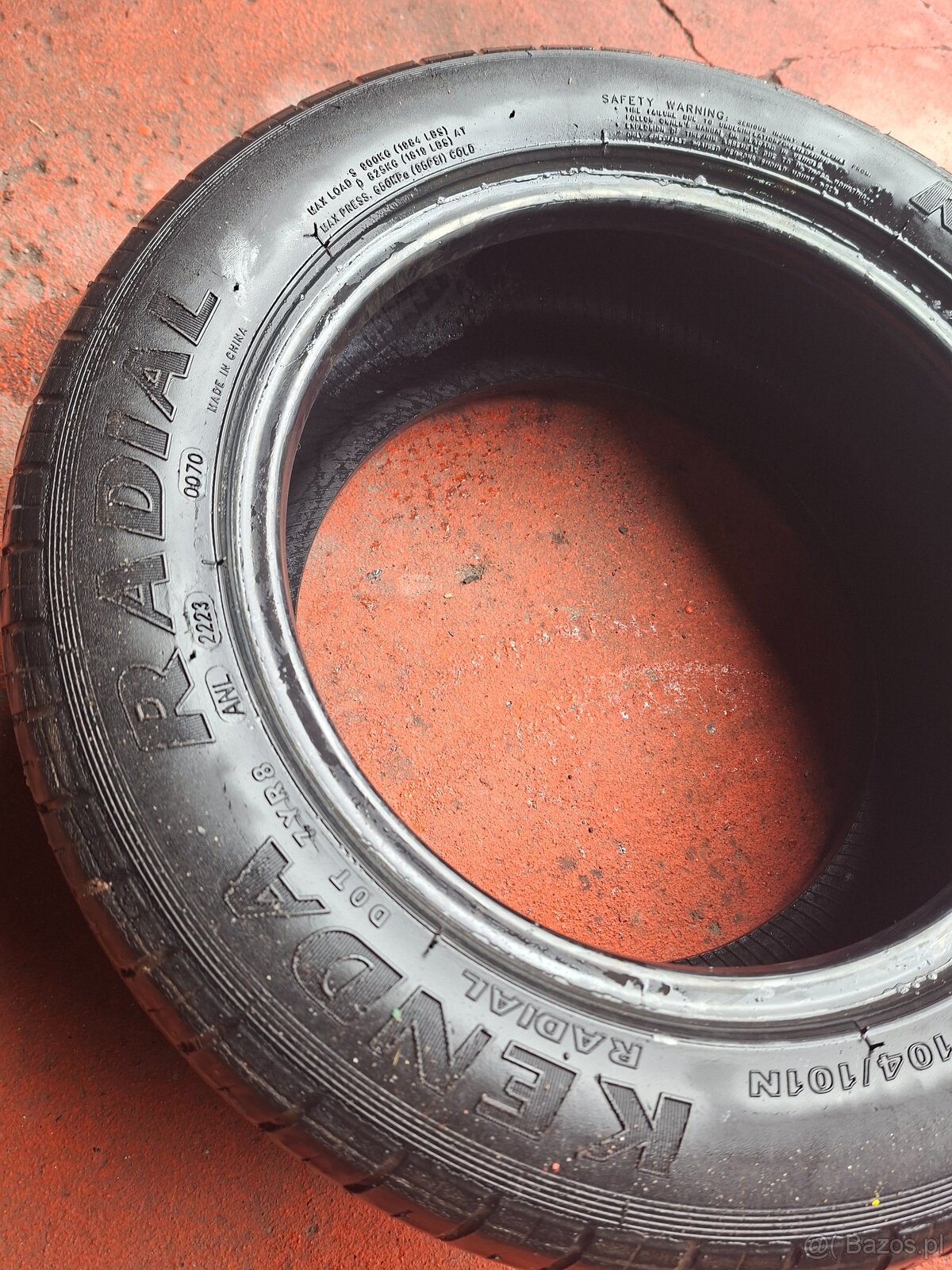 Opona KENDA kargo 195/50/13 c 1 sztuka rok 2024 riadal 104/1 - 5