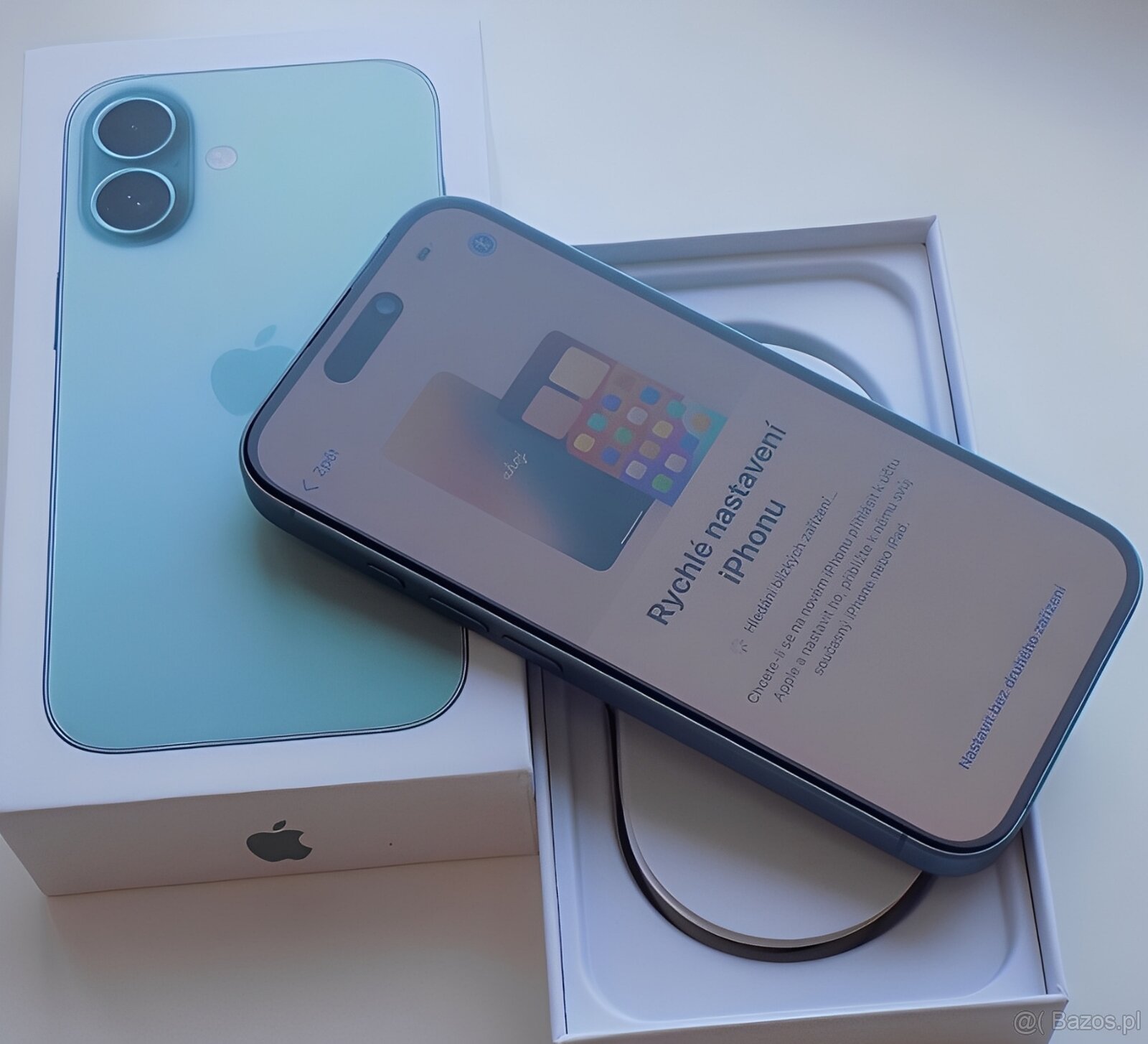 iPhone 16 Teal BATERIA 100% TOP - 5