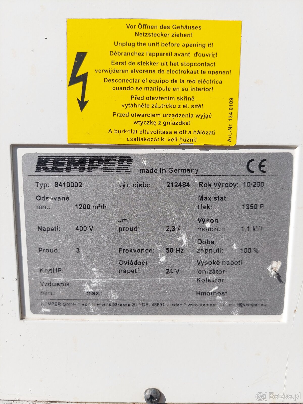 Sprzęt filtracyjno-odciągowy Kemper - 5