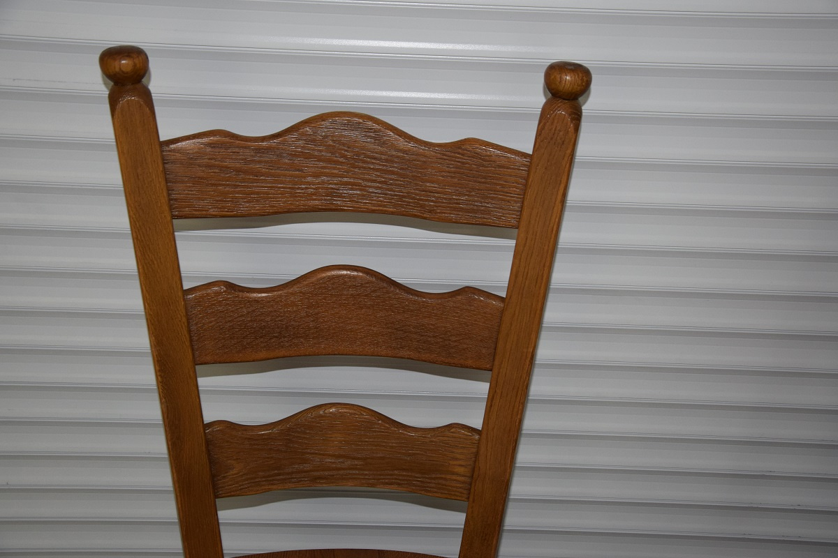 krzesła dębowe 4 sztuki - jak nowe - 5