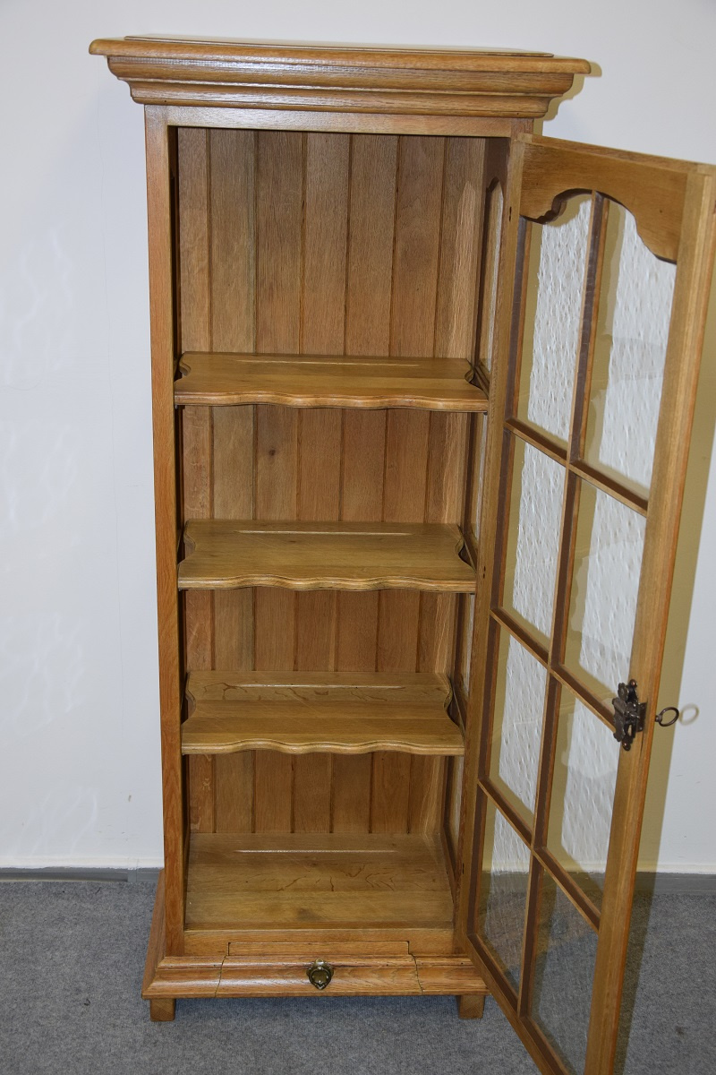 witryna z drewna dębowego - jak nowa - 5