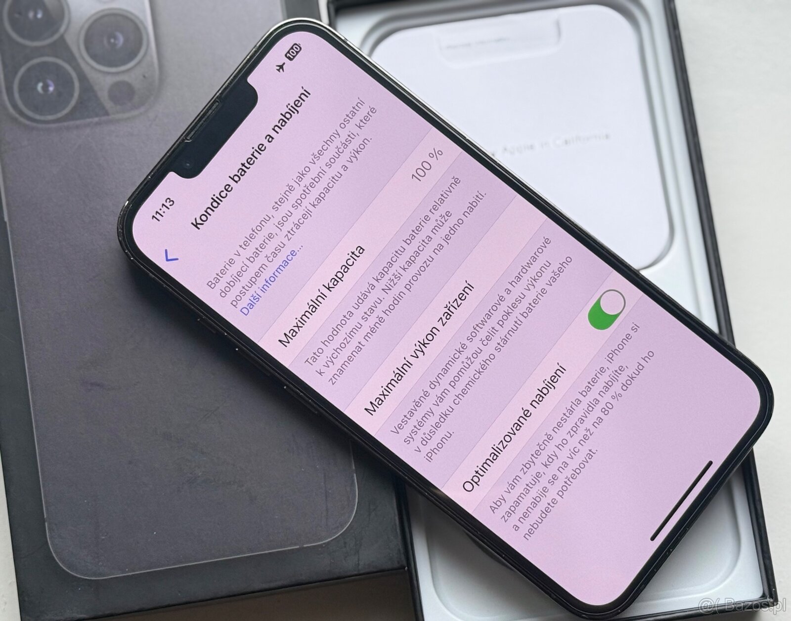 iPhone 13 Pro Graphite BATERIA 100% TOP - 5