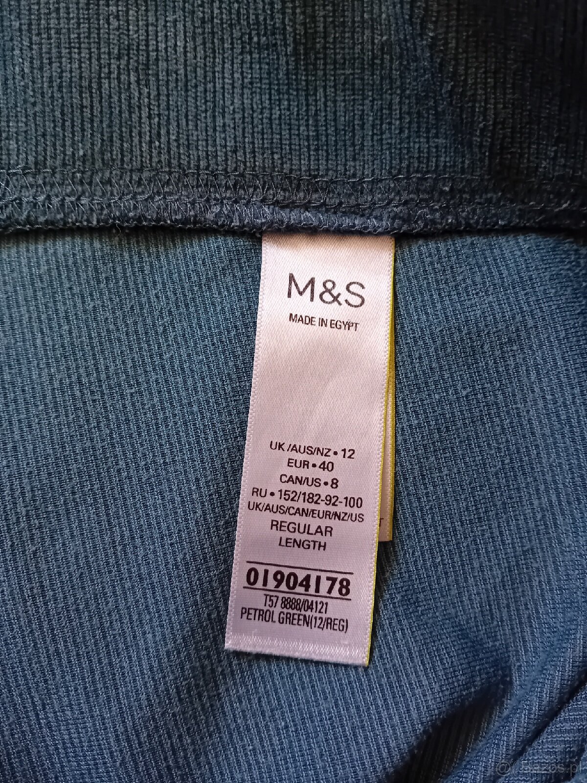 Legginsy prazkowane elastyczne dopasowane - 5