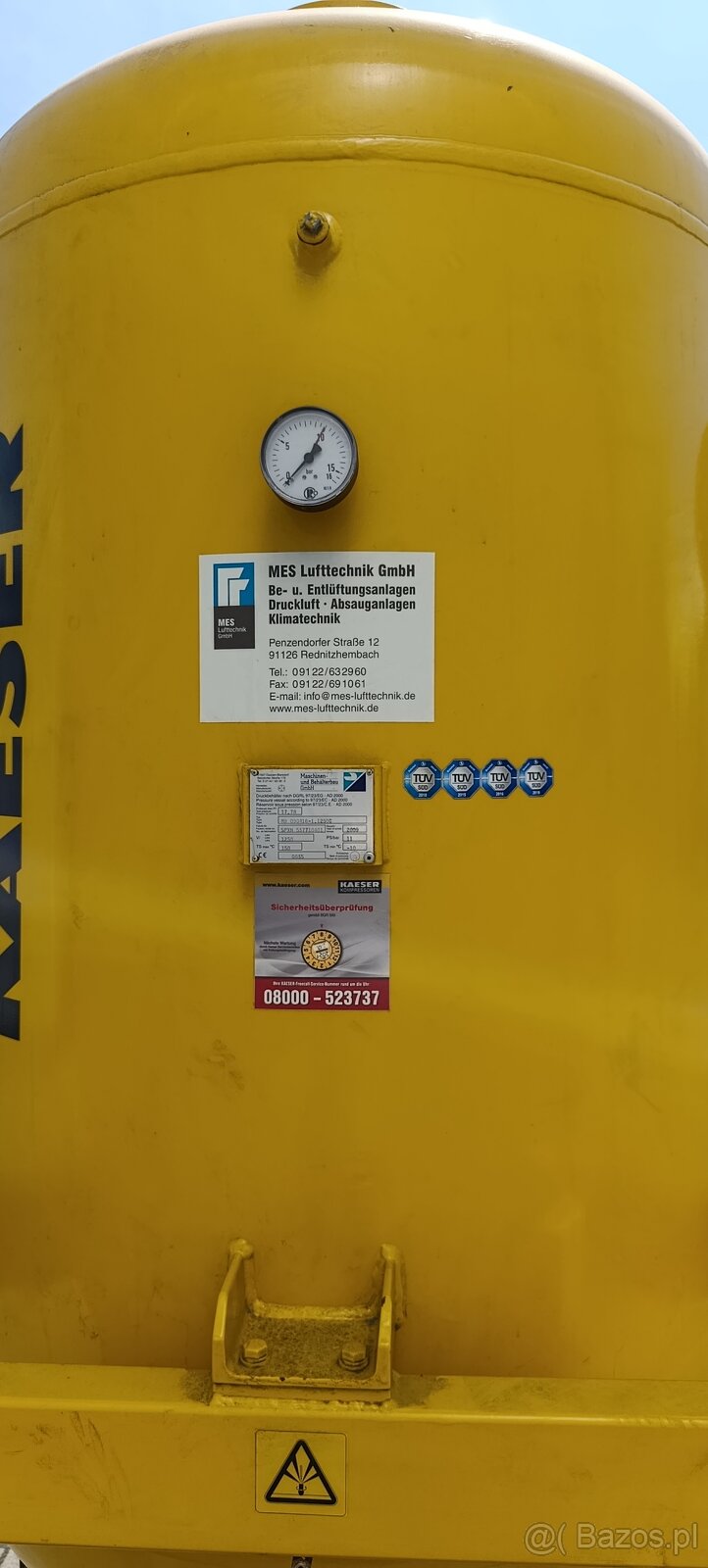 Osuszacz adsorpcyjny sprężonego powietrza Kaeser – węgiel ak - 5