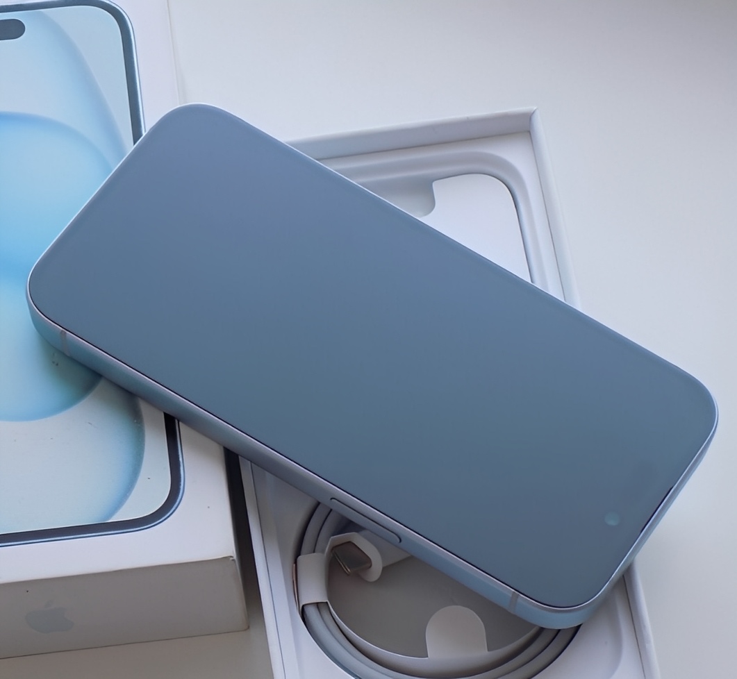 iPhone 15 Blue BATERIA 100% TOP - 5