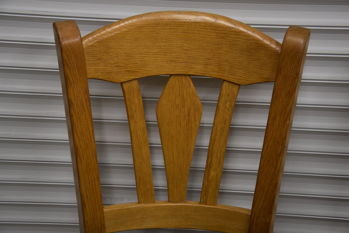 krzesła dębowe 4 sztuki - jak nowe - 5