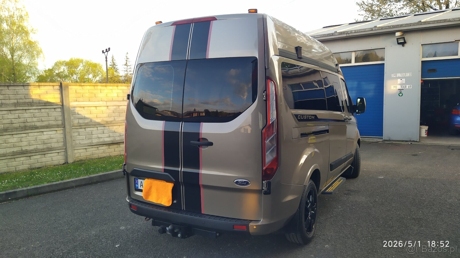 FORD TRANSIT CUSTOM 06/2021, 95tis. km, 9m - 5