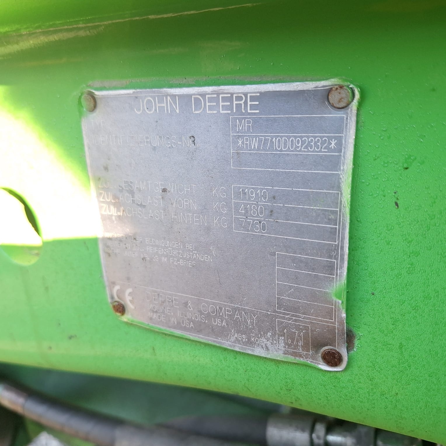 John deere 7710 - 5