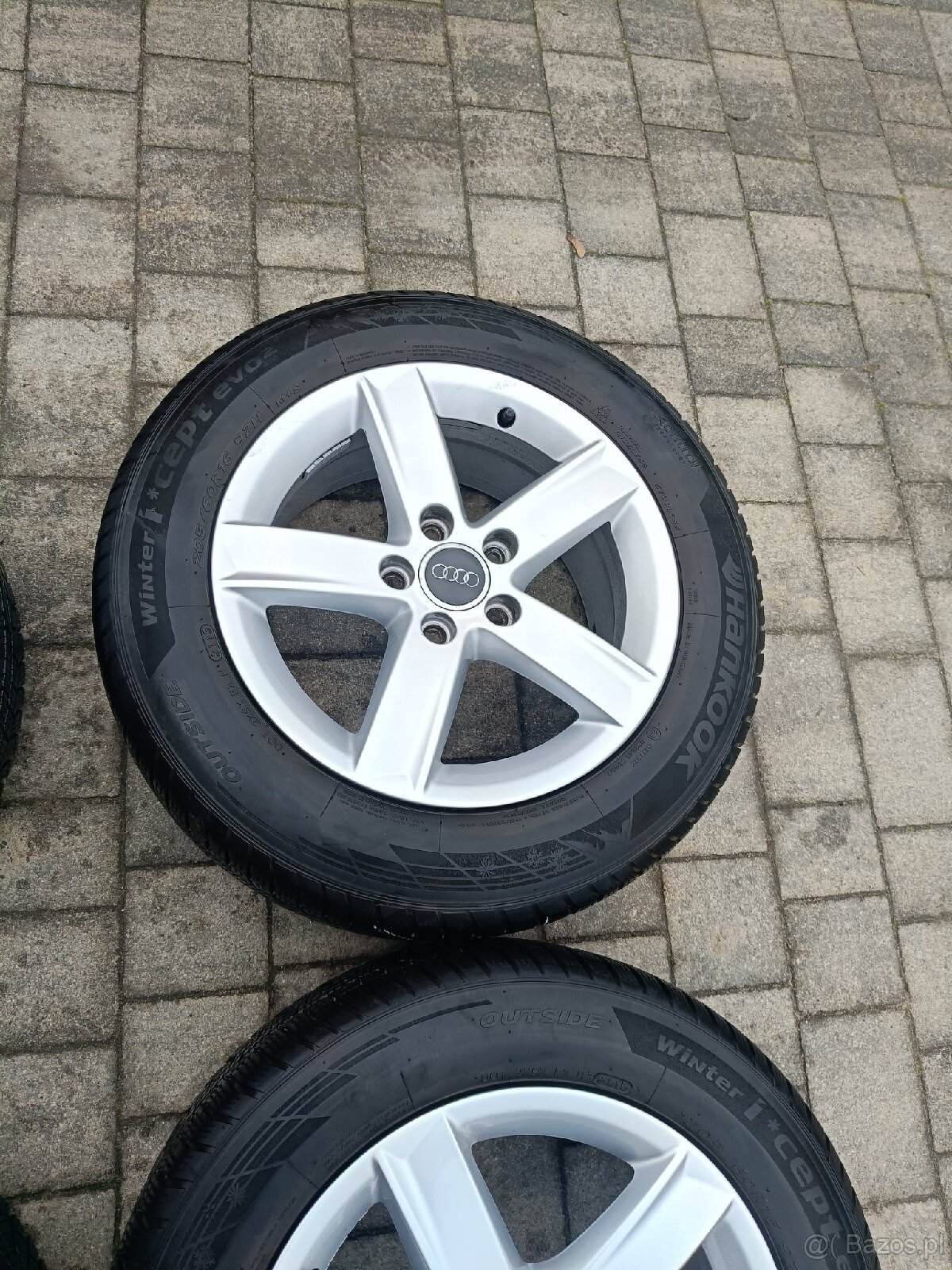 Alufelgi audi 16 cali z oponami zimowymi - 5