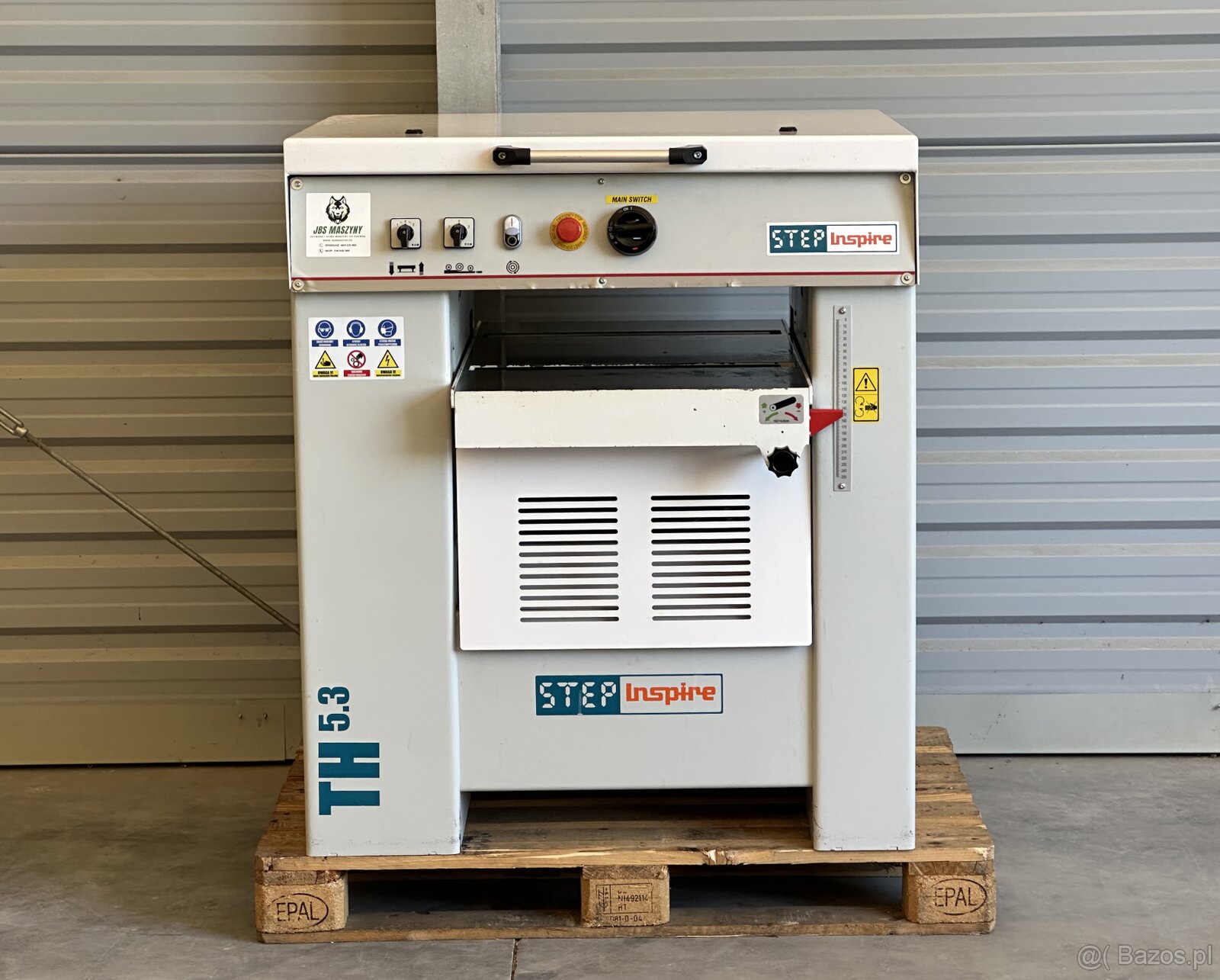 Grubościówka 530 mm | 5,5 kW | 4 noże | Elektryczny podnoszo - 5
