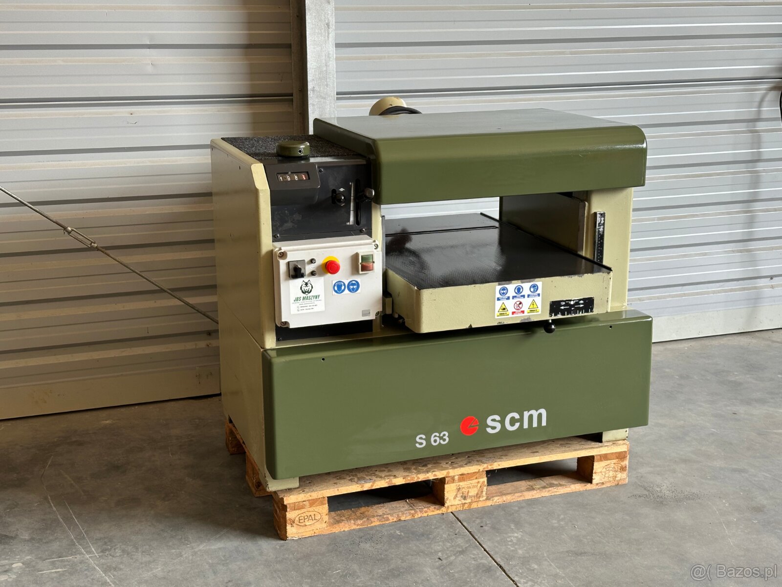 GRUBOŚCIÓWKA SCM S 63 – 630 mm | 4 NOŻE | 5,5 kW | JBS MASZY - 5