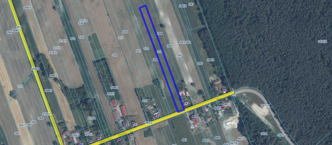 Działka rolno-budowlana 4460 m2, 40 min od Lublina, Krowica - 5