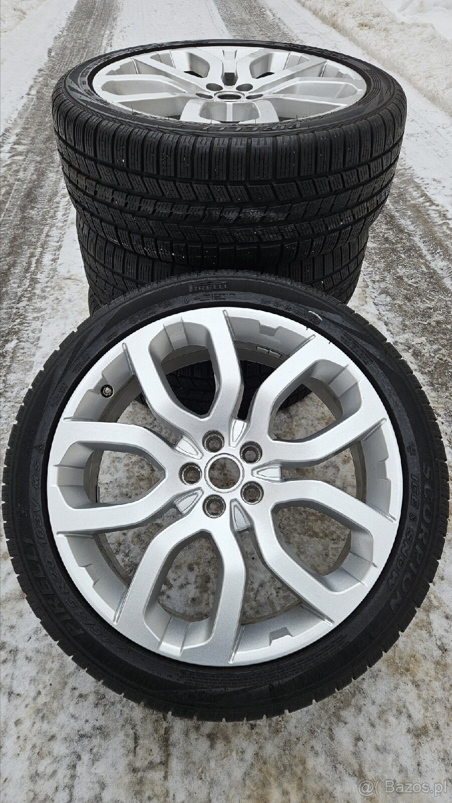 Oryginalne felgi aluminiowe Land Rover 20" 5x10 - 5