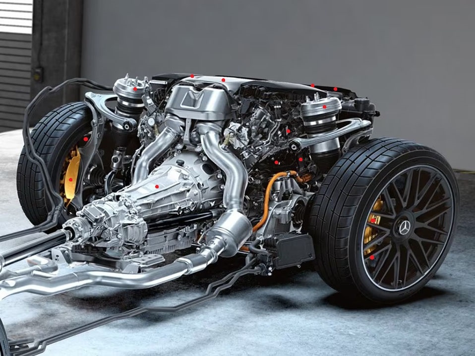 Mercedes AMG S63 S E hybrid 4Matic power moc 1304 KM WK1 - 5