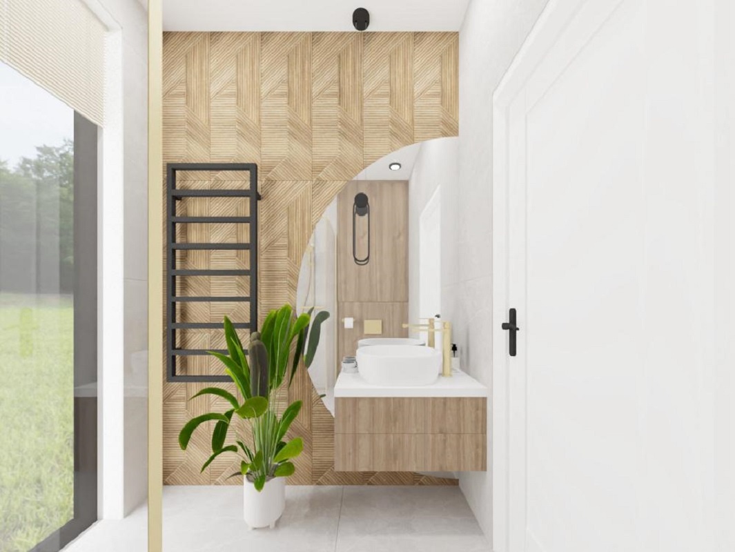 Nowoczesny dom parterowy – stan surowy zamknięty,Zagorzyn, - 5