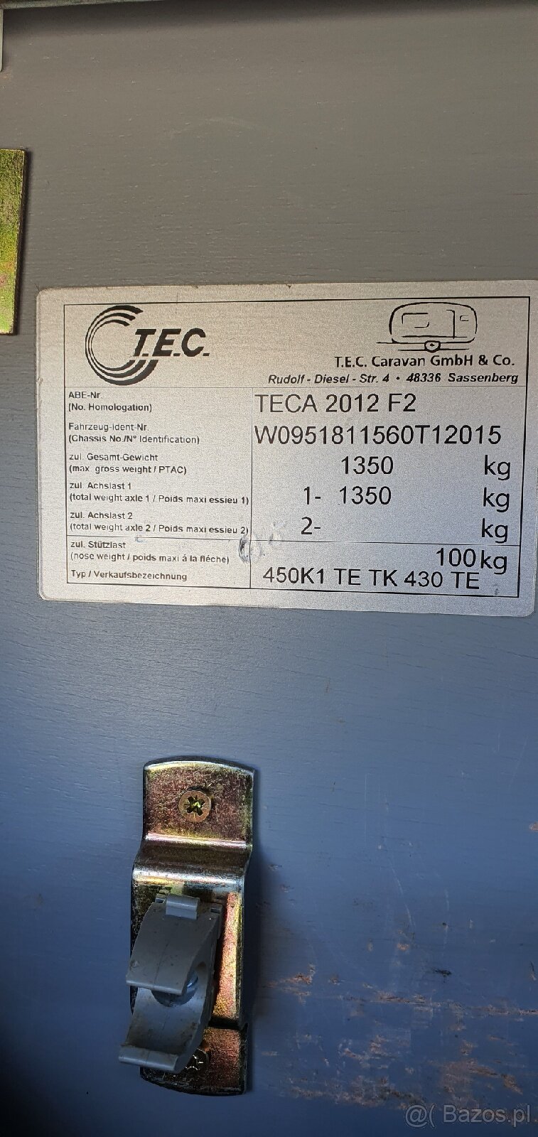 Przyczepa kempingowTEC - 5