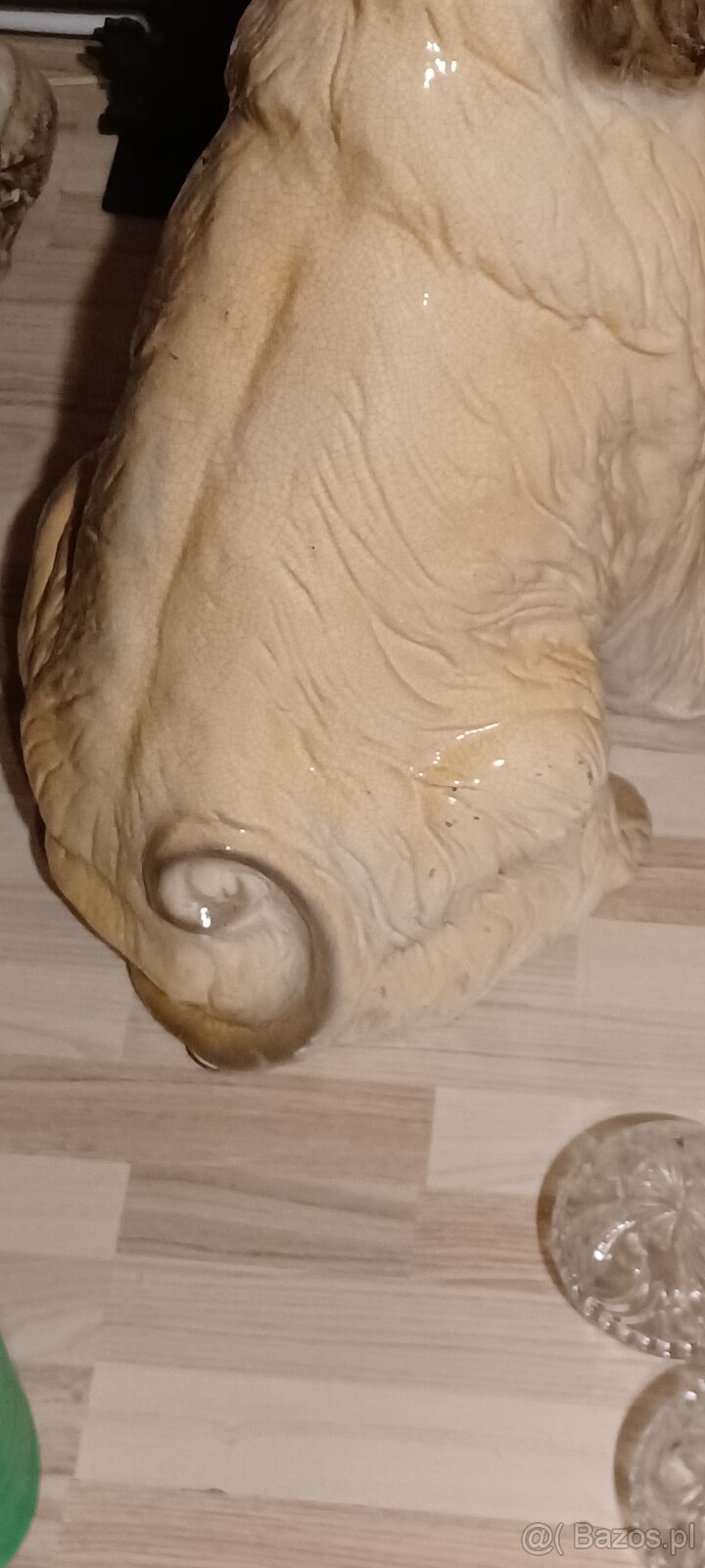 XHART AFGANSKI MA OD SPODU 3 PIECZĘCIE figura ozdobna cerami - 5