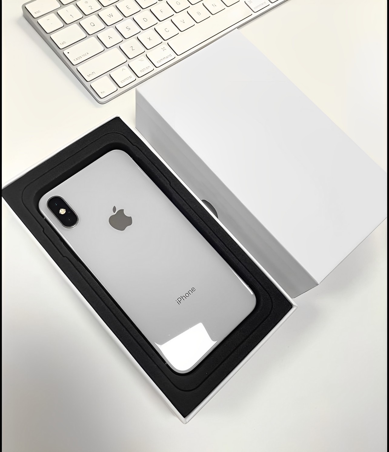 iPhone X Silver BATERIA 100% TOP - 5