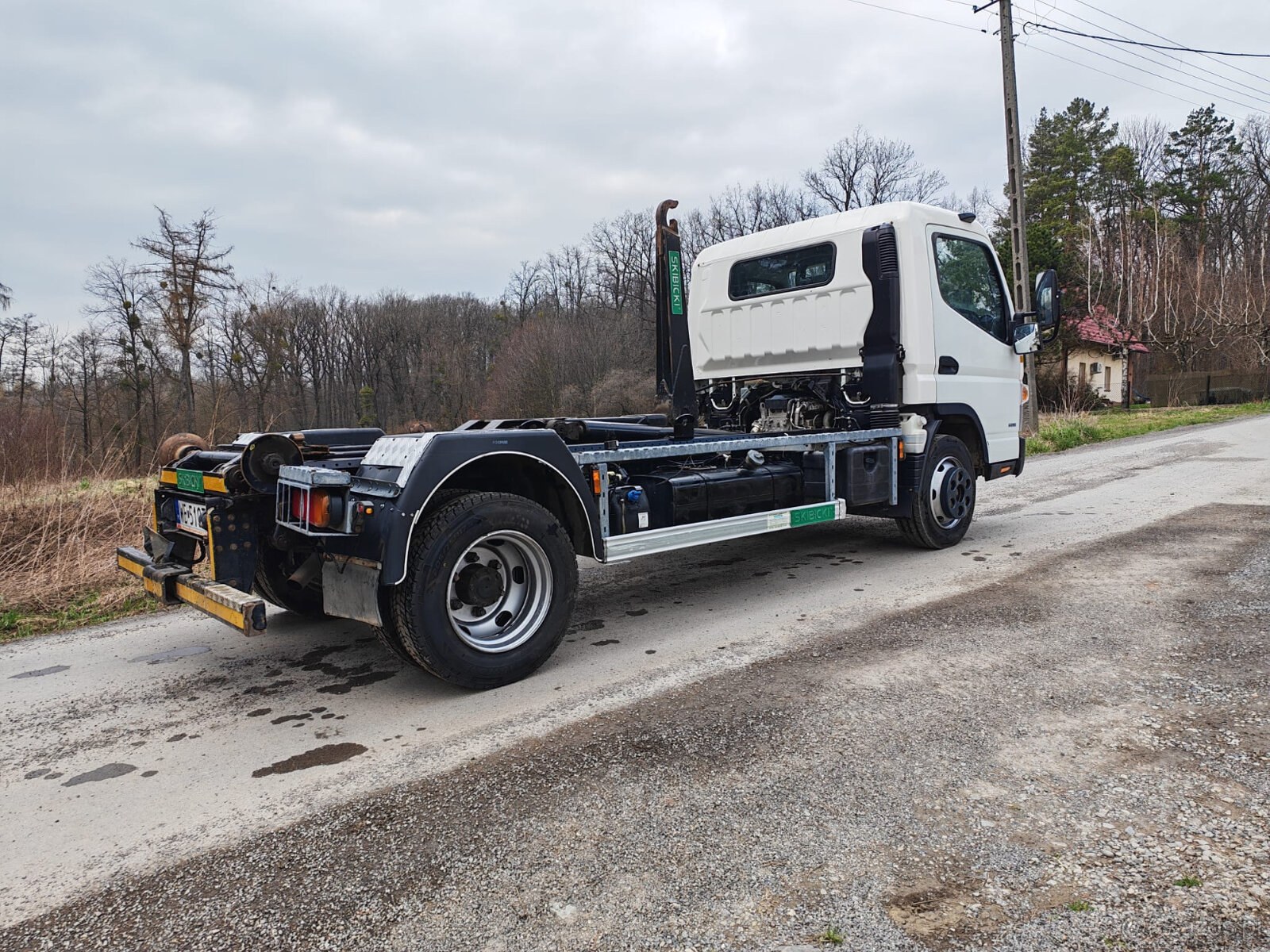 REZEWACJA Mitsubishi Fuso Canter hakowiec 4x2 Kontener - 5