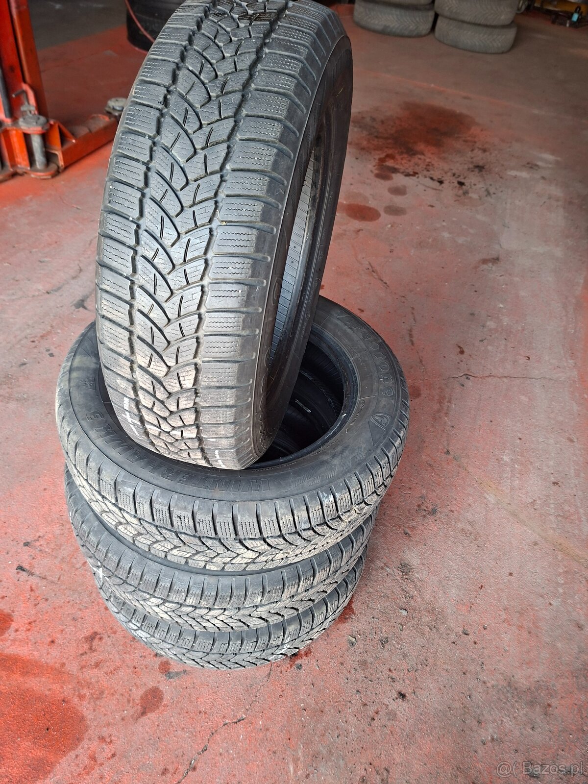 Opony 175/65/14r FIRESTONY winterhawa3 m+s nie naprawiane za - 5