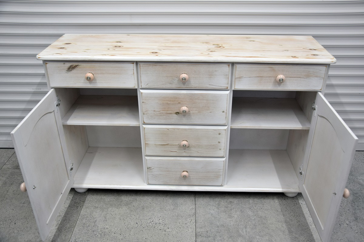 komoda z drewna sosnowego - jak nowa - 5