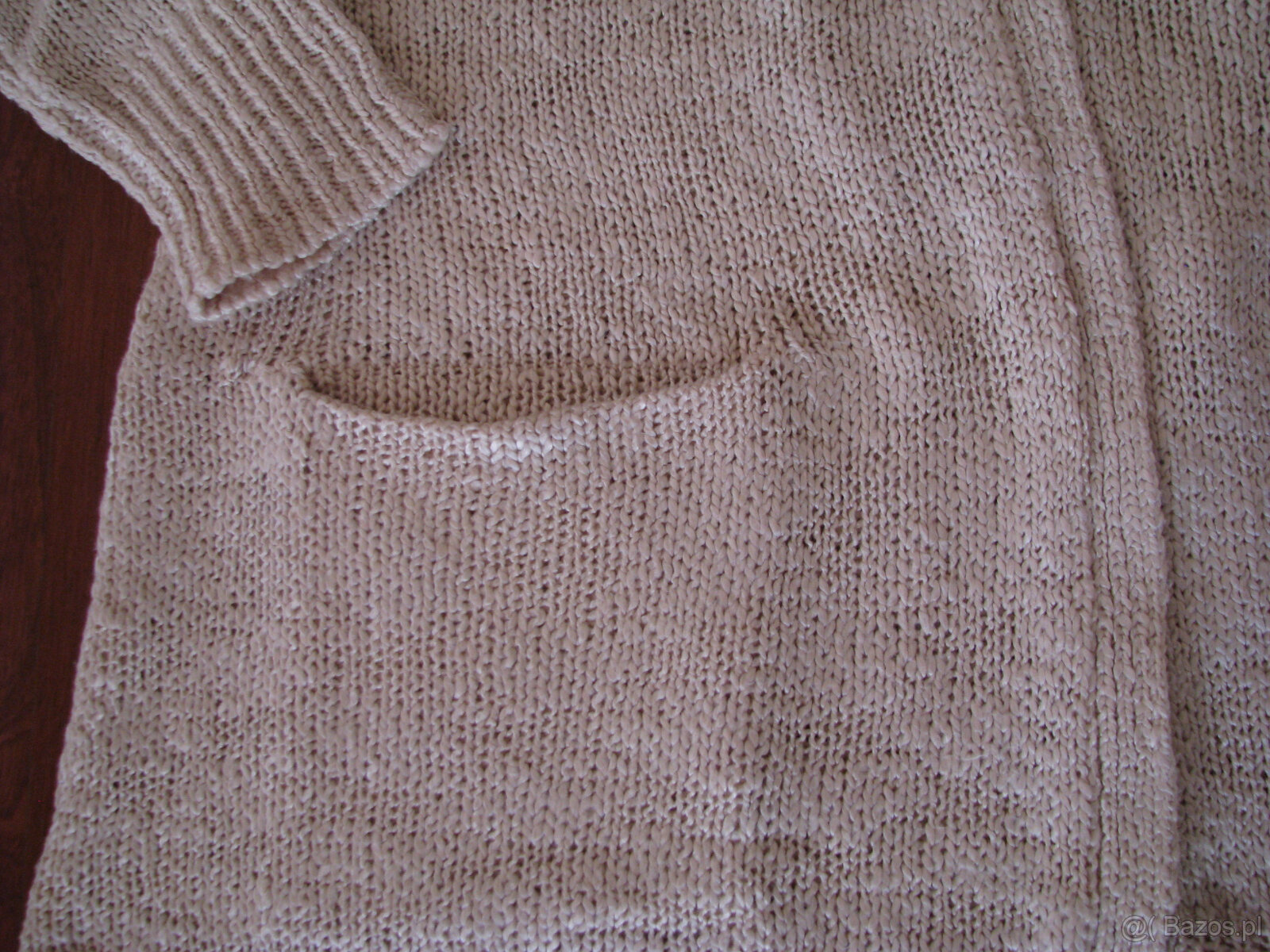 Kardigan, blezer, tunika, narzutka, długi sweter z kieszenia - 5